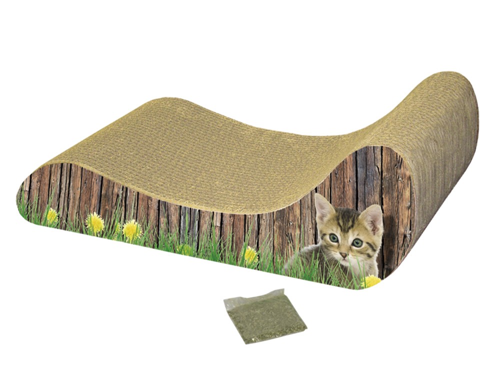 Sisal din carton pentru pisici 'Lounge' 48 x 21 x 16 cm
