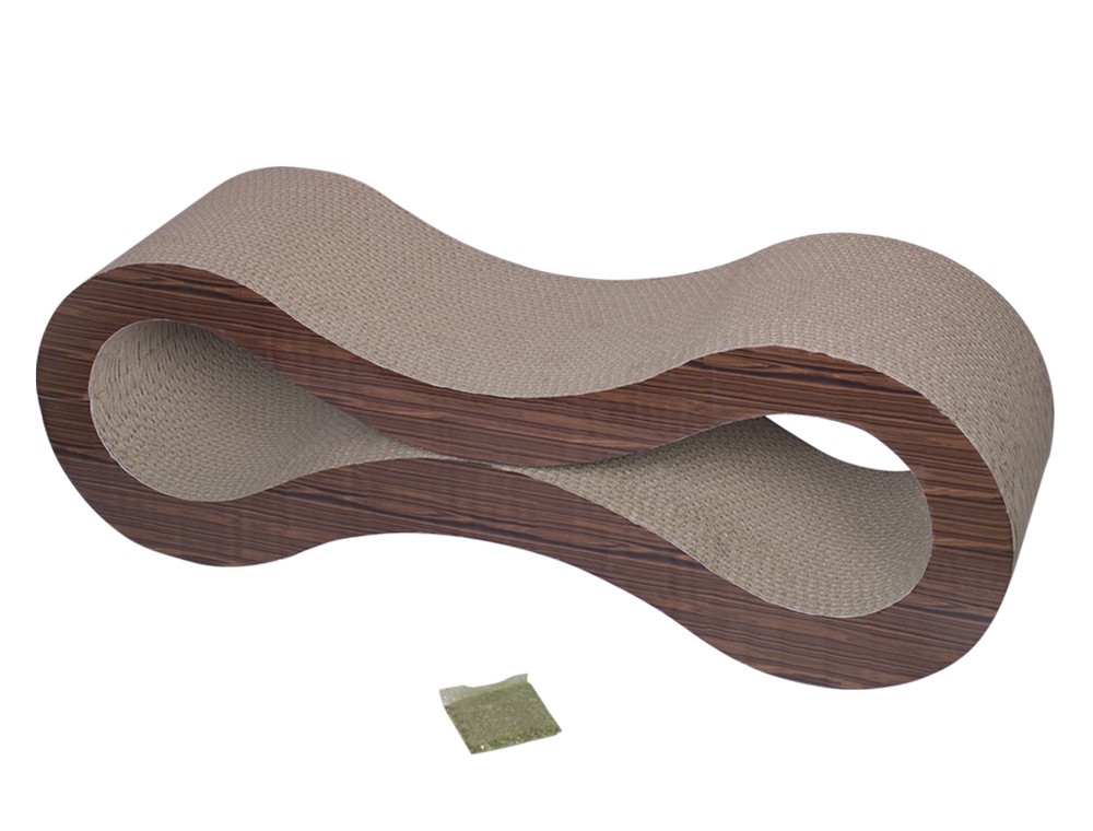 Sisal din carton 'Infinity' pentru pisici | 78 x 22 x 25 cm