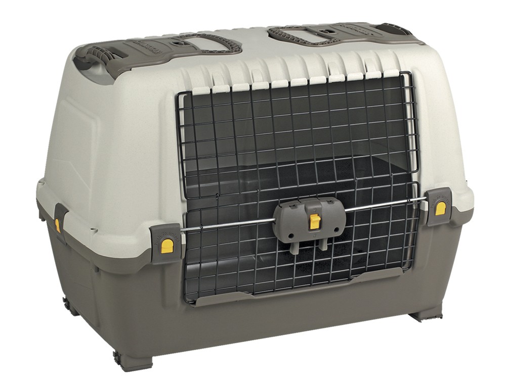 Cusca pentru masina pentru caini | CAR BOX 'SKUDO CAR 100' | gri | L X W X H: 100 X 60 X 65