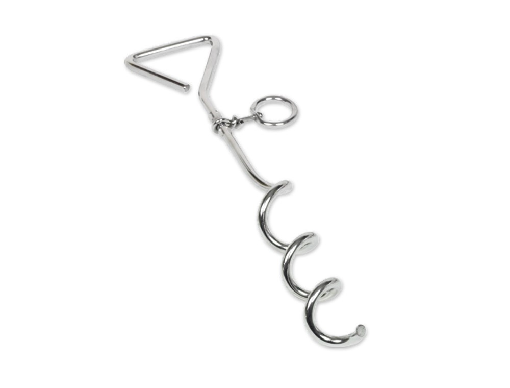 STÂLP SPIRALAT, L: 40CM; W: 8 MM pentru câini