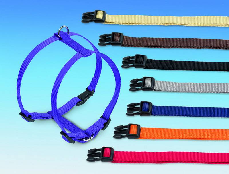 Ham pentru câini 'CLASSIC' | albastru deschis | piept: 14/20 CM; W: 10 MM