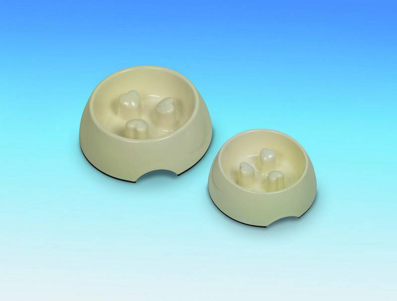 Castron anti-infulecare pentru caini | alb | 300ml