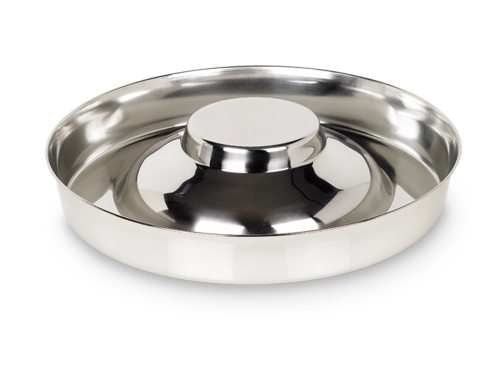 CASTROAN PENTRU CÂINI PUI DIN OȚEL INOXIDABIL, ? 38,0 CM.