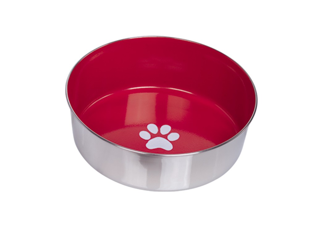 CASTROAN DIN OȚEL INOXIDABIL HEAVY PAW, ANTI SLIP, ROȘU ? 24,0 CM 2,7