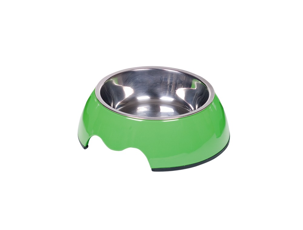 Castron din melamina pentru câini | NOBLY | verde | S | 14 X 4,5 CM, 160 ML