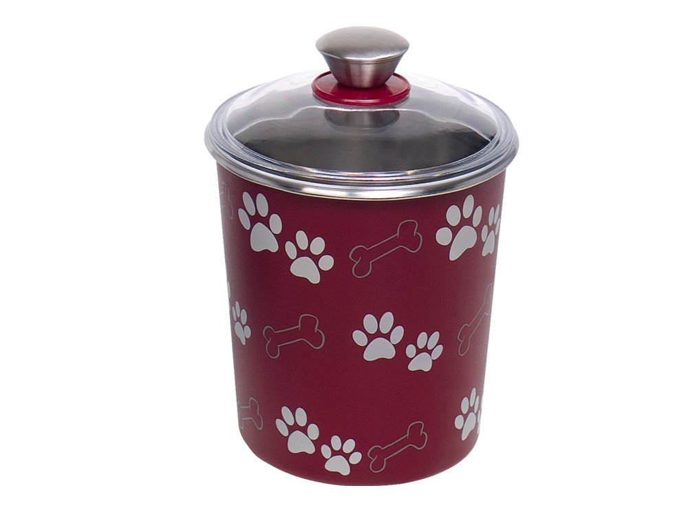 Borcan pentru recompense pentru câini 'Diner', roșu ? 15,0 CM X 20 CM 2,00 LTR.