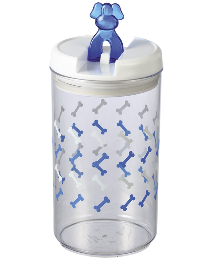 Storage Can 'FLIP DOG PRINT' pentru caini | 2,0 l; Ø 12,8 x 23 cm