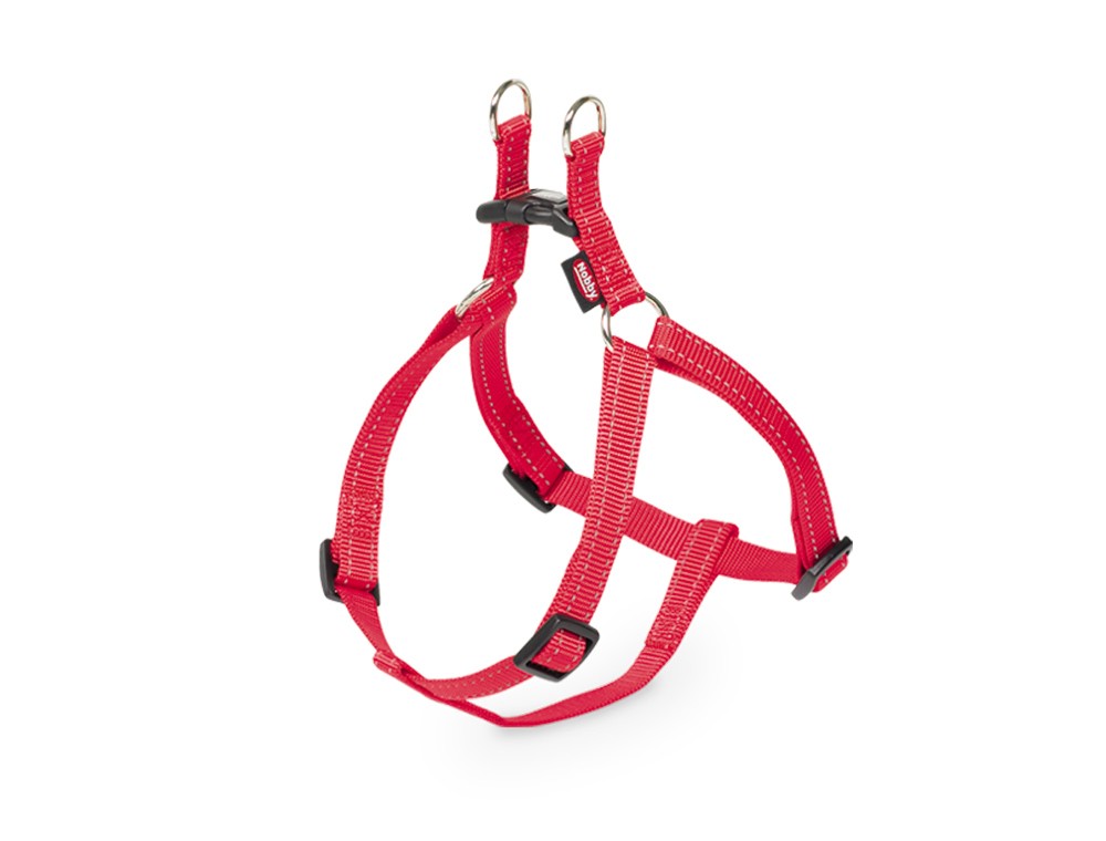 Ham pentru câini 'CLASSIC REFLECT' | roșu | piept: 60-86 CM; W: 25 MM