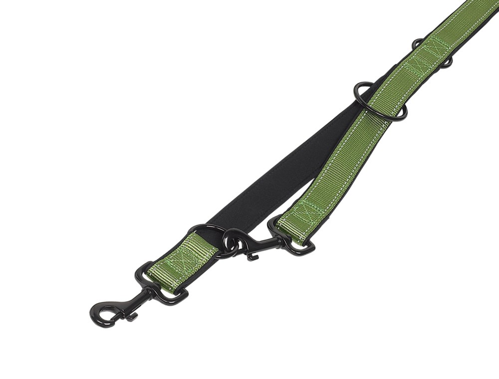 Lesă de dresaj 'CLASSIC REFLECT SOFT', PASTEL GREEN / NEGRU~~~