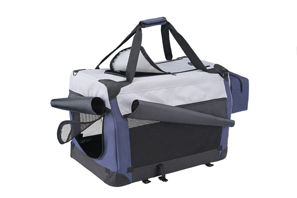 TRAVELLER PLUS, ALBASTRU / GRI L X W X H: 50 X 35 X 35 CM