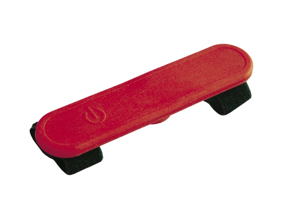 Sticker cu LED pentru câini 'FLASH' | din silicon | cu scai | roșu | 12 x 3,5 cm