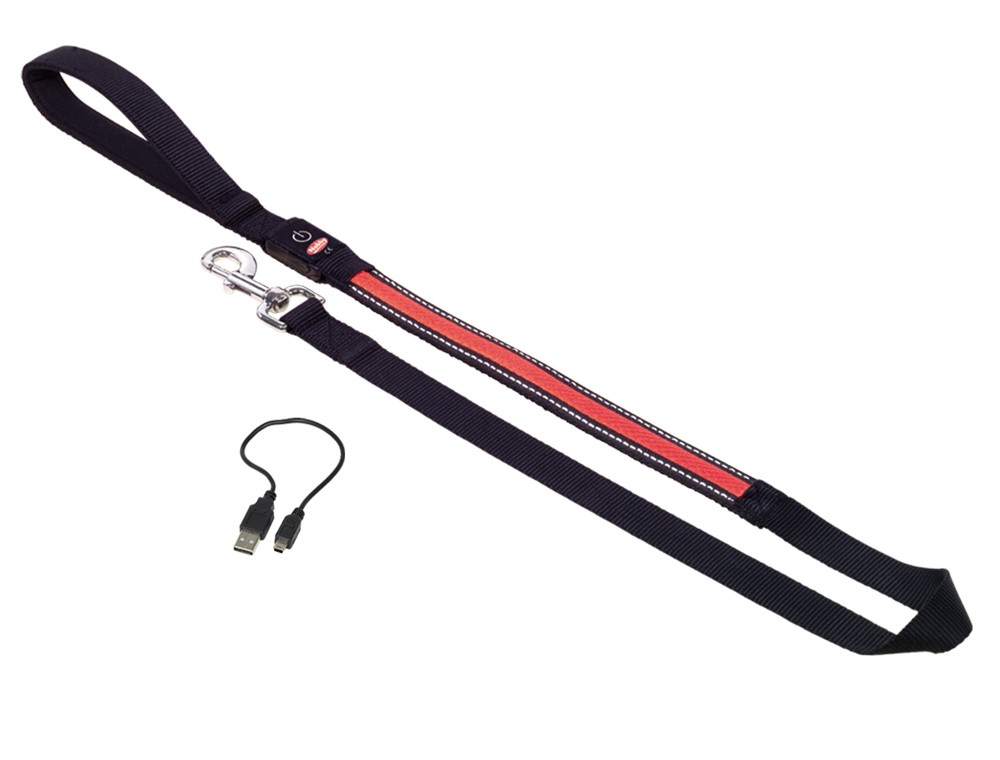 Lesa pentru caini 'FLASH MESH' | rosu | L: 120 CM; W: 25MM