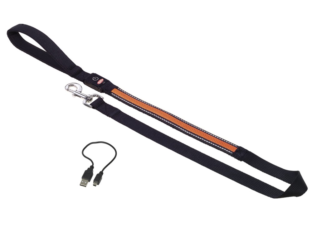 Lesa pentru câini FLASH MESH | portocaliu | L: 120 CM; B: 25 MM