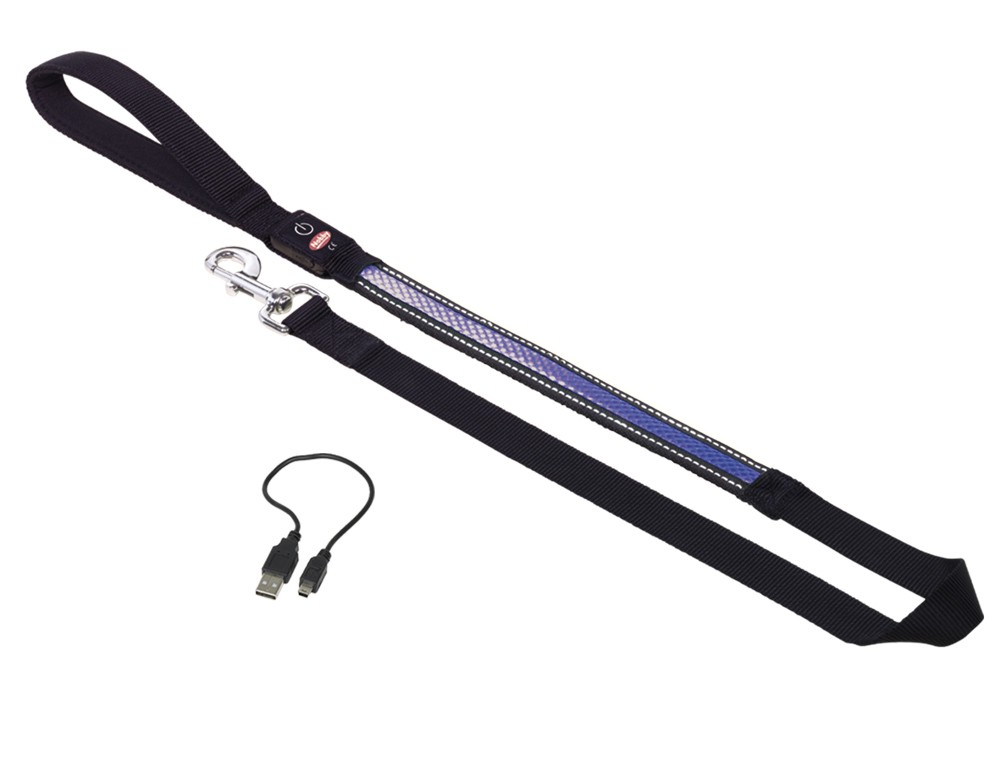 Lesa pentru câini FLASH MESH | albastru | L: 120 CM; B: 25 MM