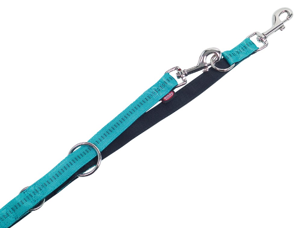 Lesă de dresaj 'SOFT GRIP', TURQUOISE L: 200 CM; W: 25 MM