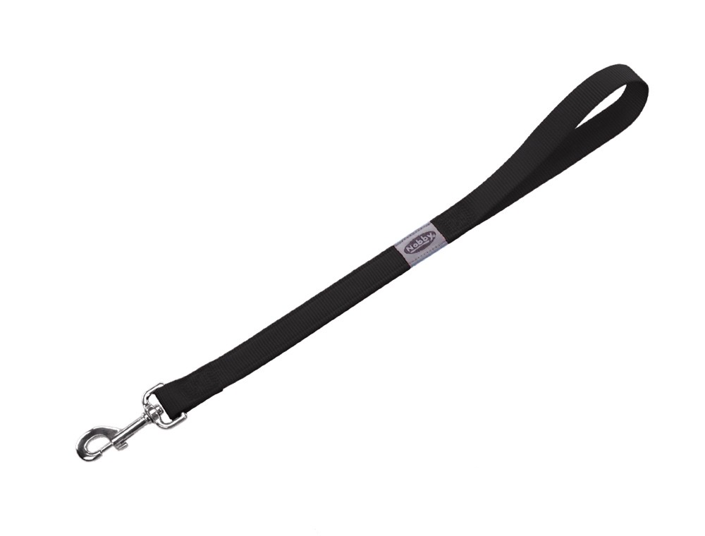 Lesa scurta pentru caini 'CLASSIC' | negru | L: 35 CM; W: 25 MM