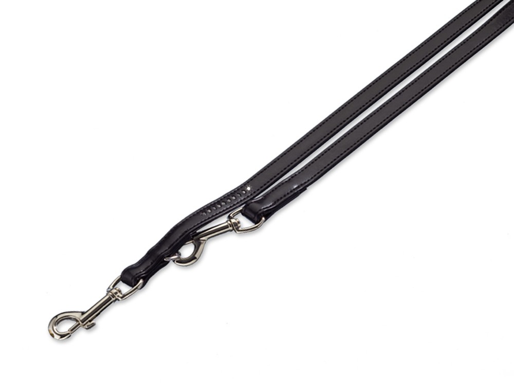 Lesă de antrenament 'Crystal', negru L: 200 CM; W: 12 MM