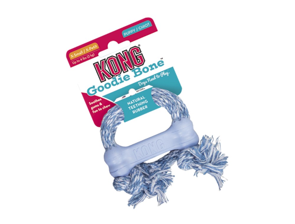 Jucărie pentru câini 'KONG PUPPY KONG GOODIE BONE | XS | pentru cățeluși