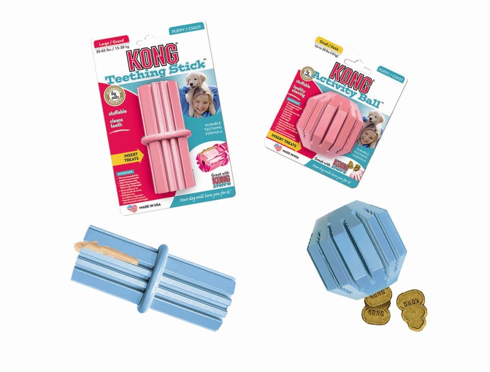 Jucărie pentru câini 'KONG PUPPY TEETHING STICK' | S | pentru cățeluși