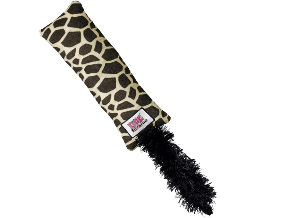 Jucărie pentru pisici 'KONG KICKEROO' | Girafa | cu catnip