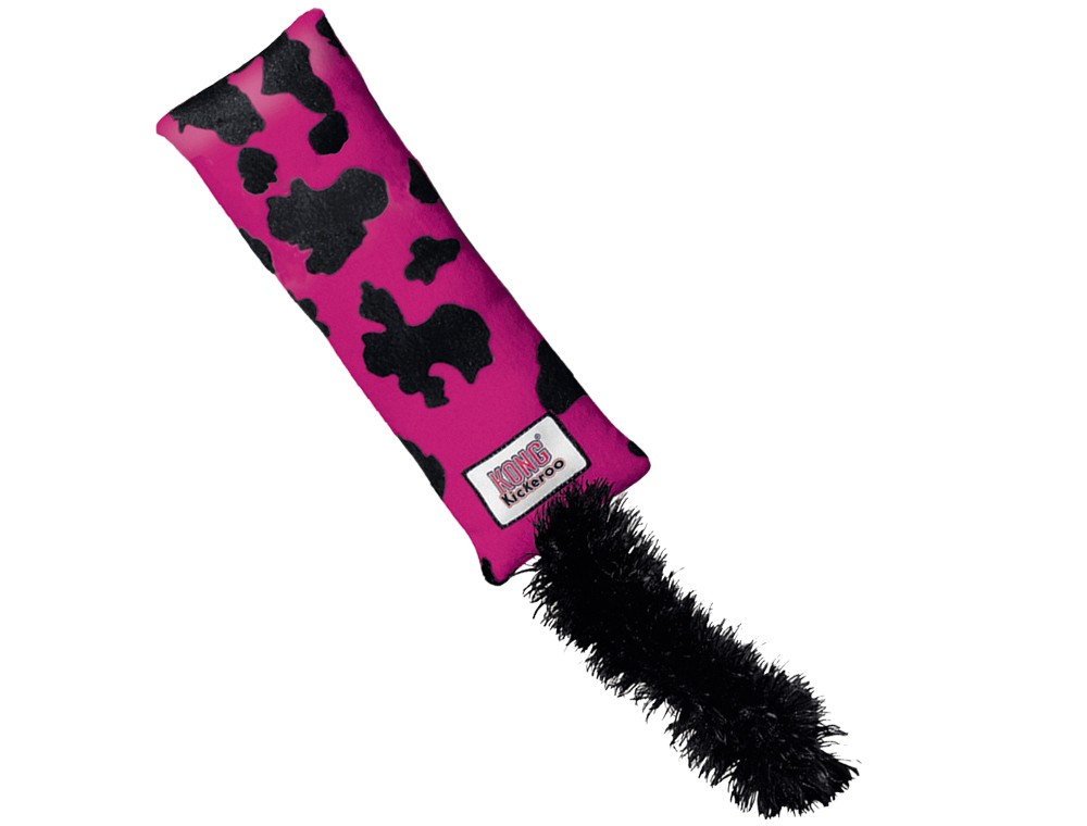 Jucărie pentru pisici 'KONG KICKEROO' | Vaca | cu catnip