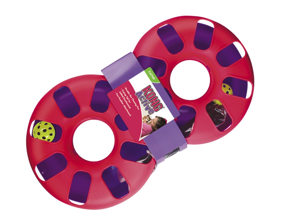 Jucărie pentru pisici 'KONG CAT EIGHT RACK' | 45 X 25 CM | cu catnip