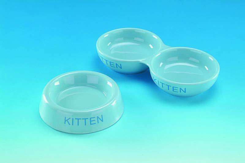 Castron ceramică pentru pisici 22.5 CM albastru