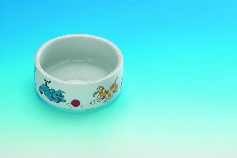 Castron din ceramică dog print O 15 CM