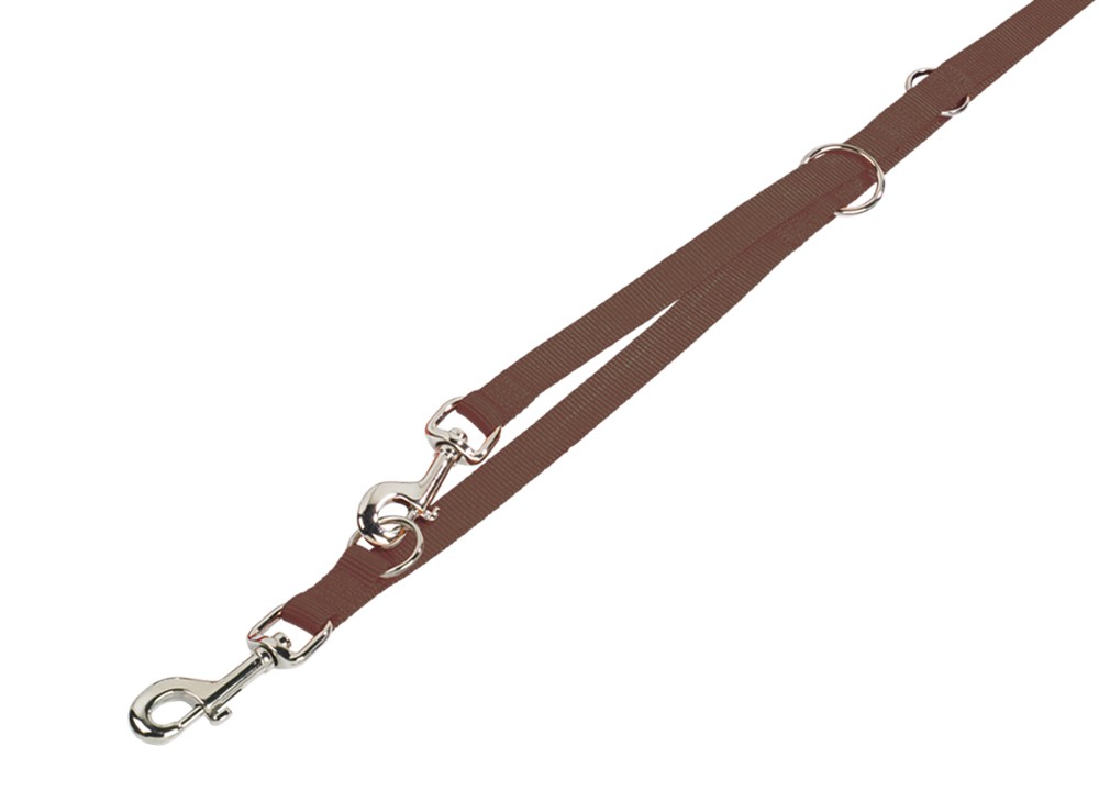 Lesă de antrenament 'CLASSIC', maro L: 200 CM; W: 25 MM pentru câini