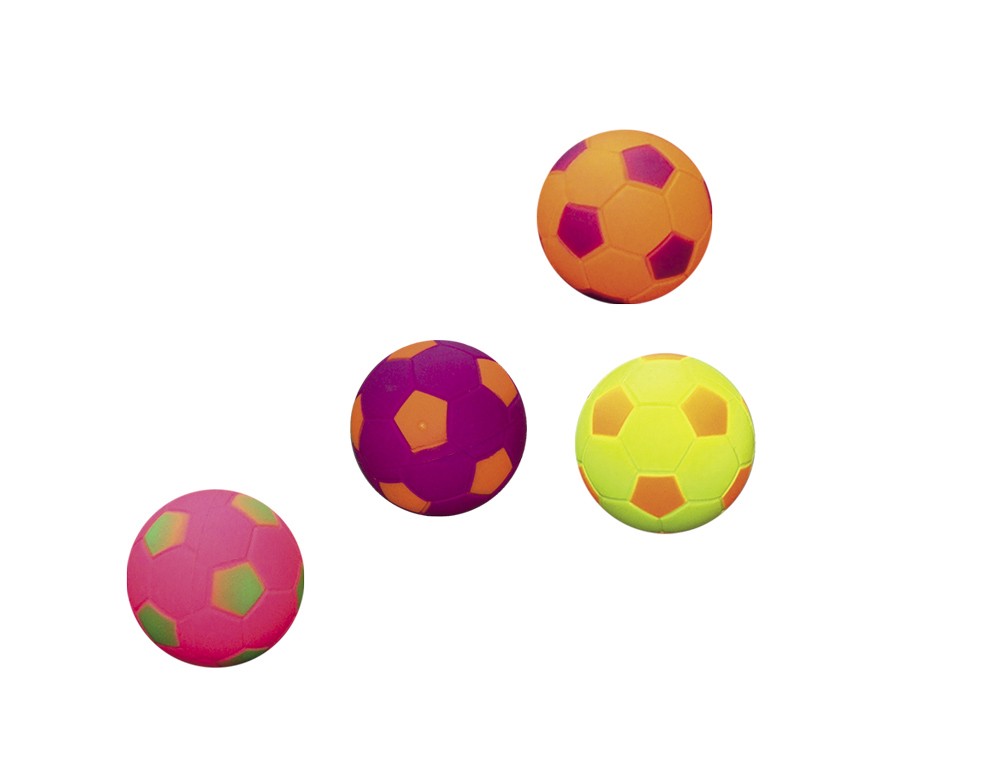 Jucărie pentru câini | Minge de fotbal din spumă | culori asortate | Ø 5,7 CM