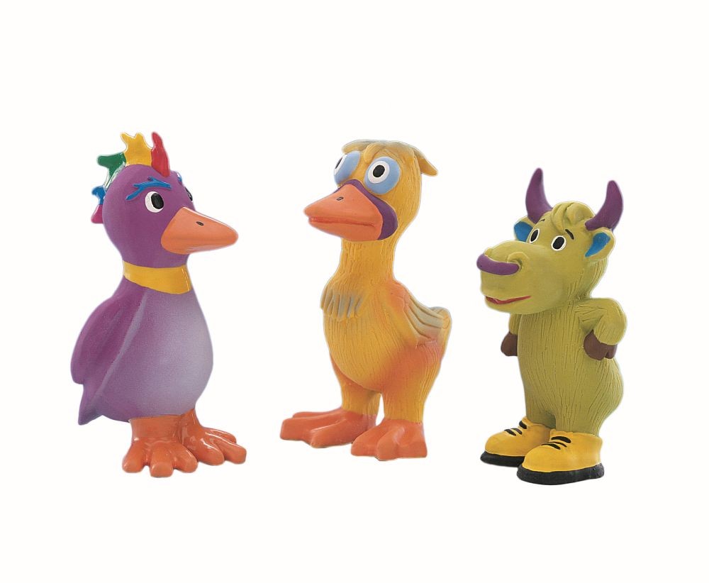 Jucărie din latex pentru câini | Pasare/Rata/vaca din latex | 11 CM