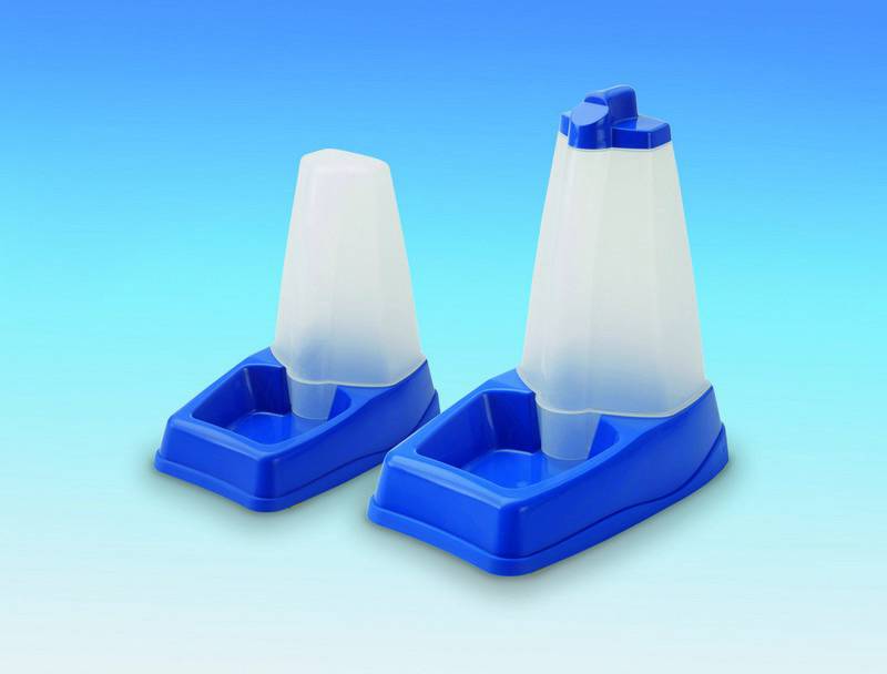 Dispenser de apă pentru câini, albastru 1500 ML