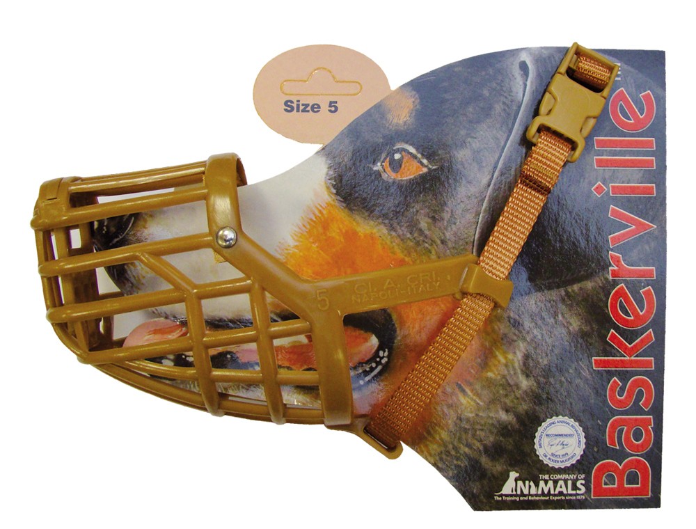 Botnita pentru caini 'BASKERVILLE' | Marimea 5 | 25.5 cm | bot 6.5 cm