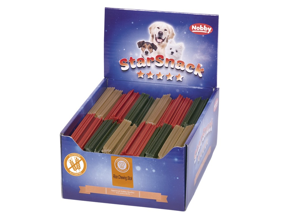 StarSnack Băț de mestecat din orez expus 150 buc; 12 cm pentru caini
