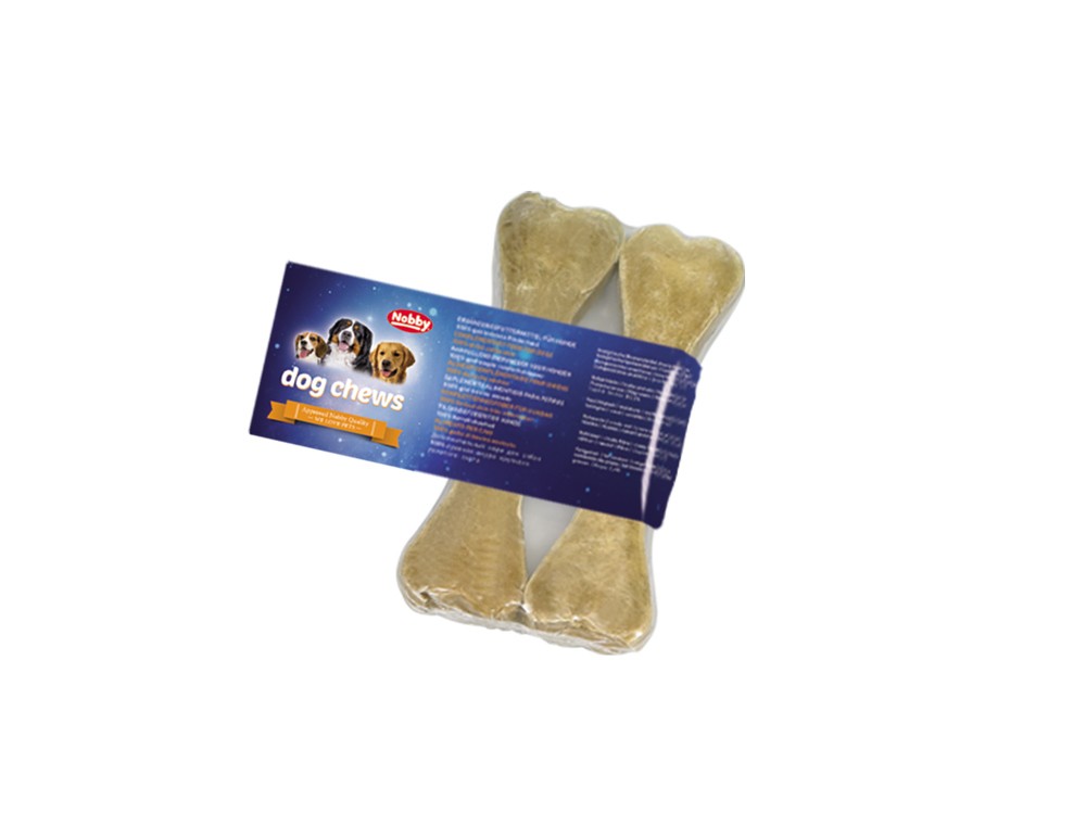 OSICE RAWHIDE PRESATE, 2 BUC; 16,5 CM; 100 G
