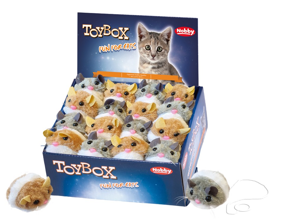 JUCĂRIE DIN PÂNĂ CARE TREMBLĂ, DISPLAY 24 BUC., 6,5 CM