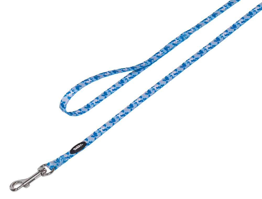 Lesa 'Camouflage' | l: 120 cm; w: 10 mm | albastru deschis pentru câini