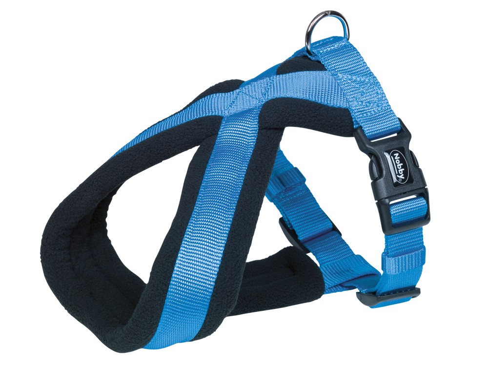 Ham pentru câini Comfort 'CLASSIC' | albastru deschis | talie: 30-40 CM; W: 15