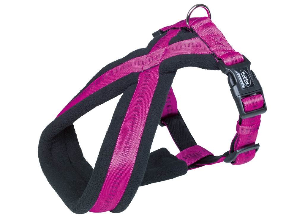 Ham pentru câini COMFORT 'SOFT GRIP' | fuchsia | talie: 20-30 CM; W: 10/20