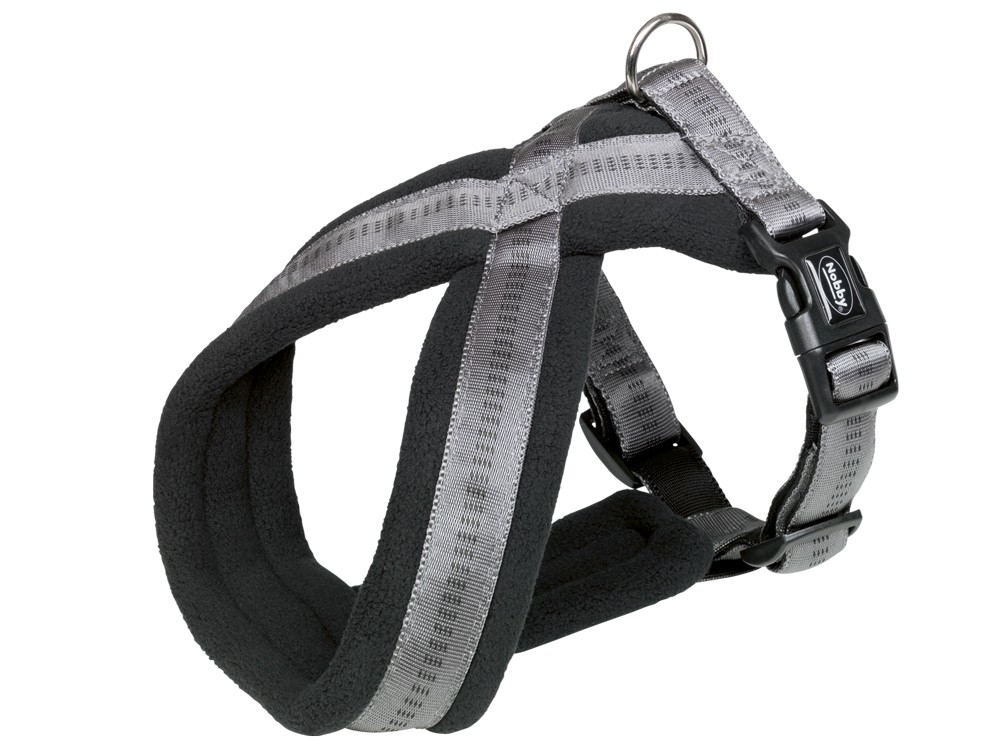 Ham pentru câini COMFORT 'SOFT GRIP' | gri închis | talie: 50-80 CM; W: 25/50