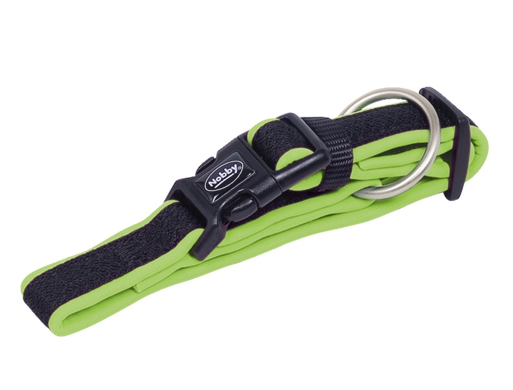 Zgarda pentru caini 'Mesh Preno' | verde neon | L: 30-45 cm; W: 20/25 mm