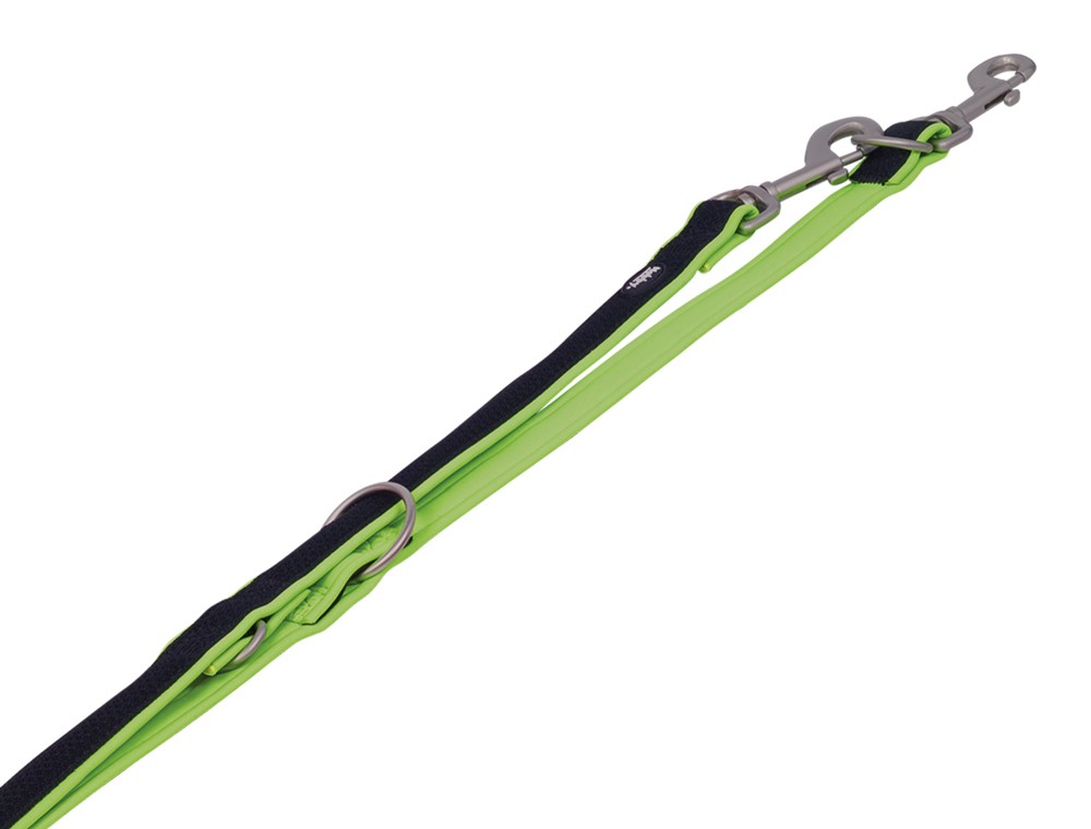 Lesă antrenament 'MESH PRENO' | L: 200 CM; W: 15/20 MM | verde neon
