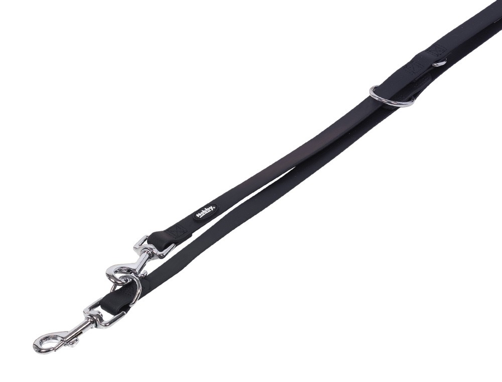 Lesă de antrenament 'COVER', neagră L: 200 CM; W: 20 MM