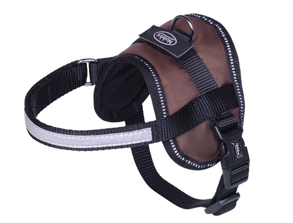 Ham 'Seguro' Mini pentru câini | maro | talie: 31-40 cm; W: 15 mm