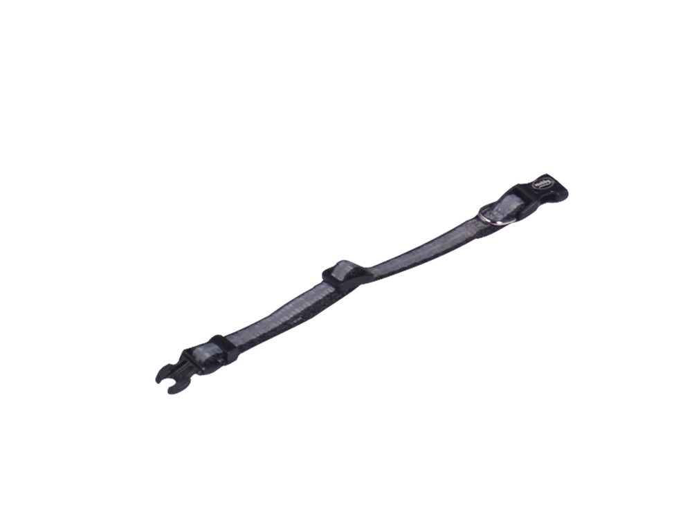 Zgarda pentru câini | 'Mini Reflect' gri | W: 10 mm L: 13-20 cm