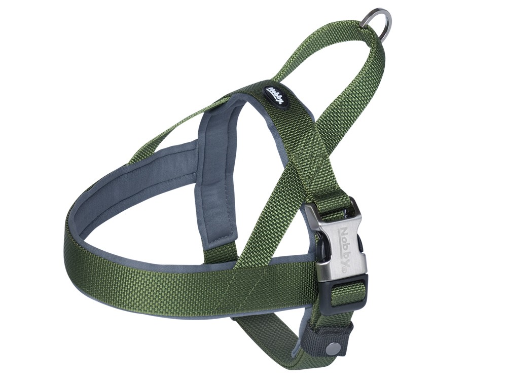 Ham norvegian pentru caini 'Classic Preno Royal' | verde oliv | L: 38-50 cm + 36 cm; W: 20/25 mm