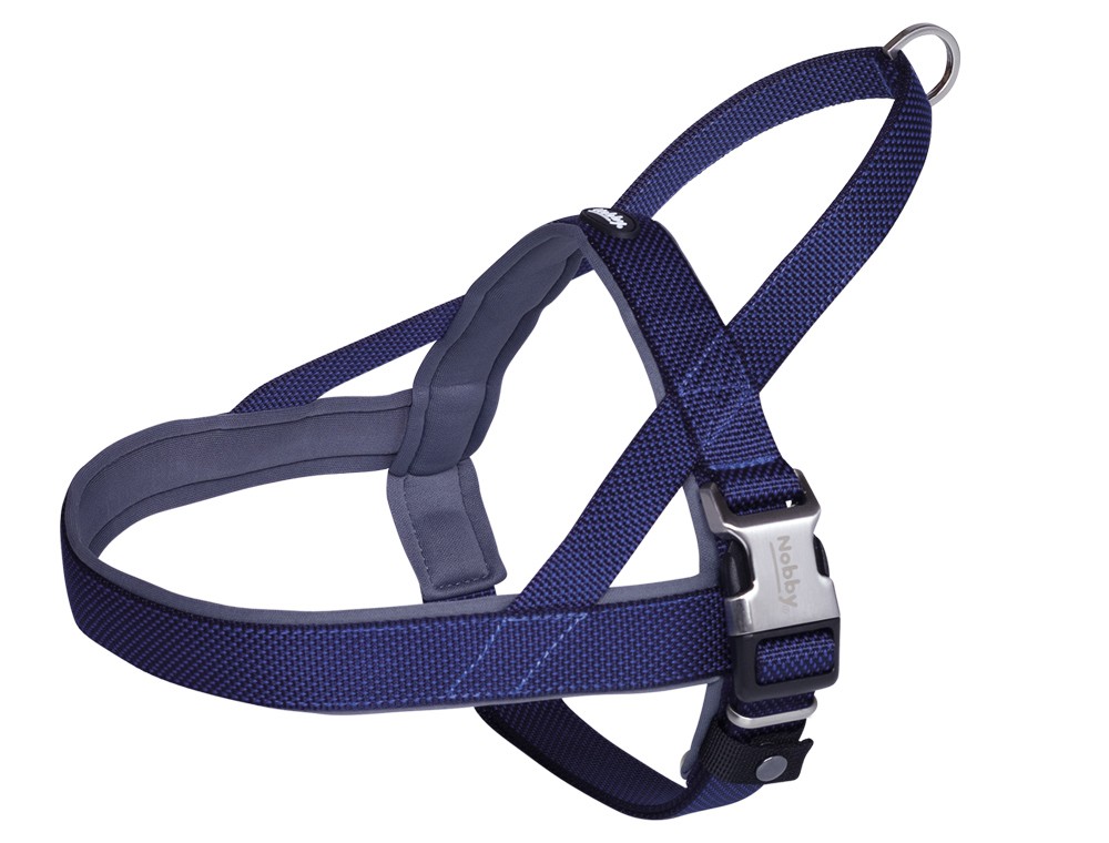 Ham Norwegian 'Classic Preno Royal' pentru câini | navy L: 60-76 cm + 46 cm; W: 25/35 mm