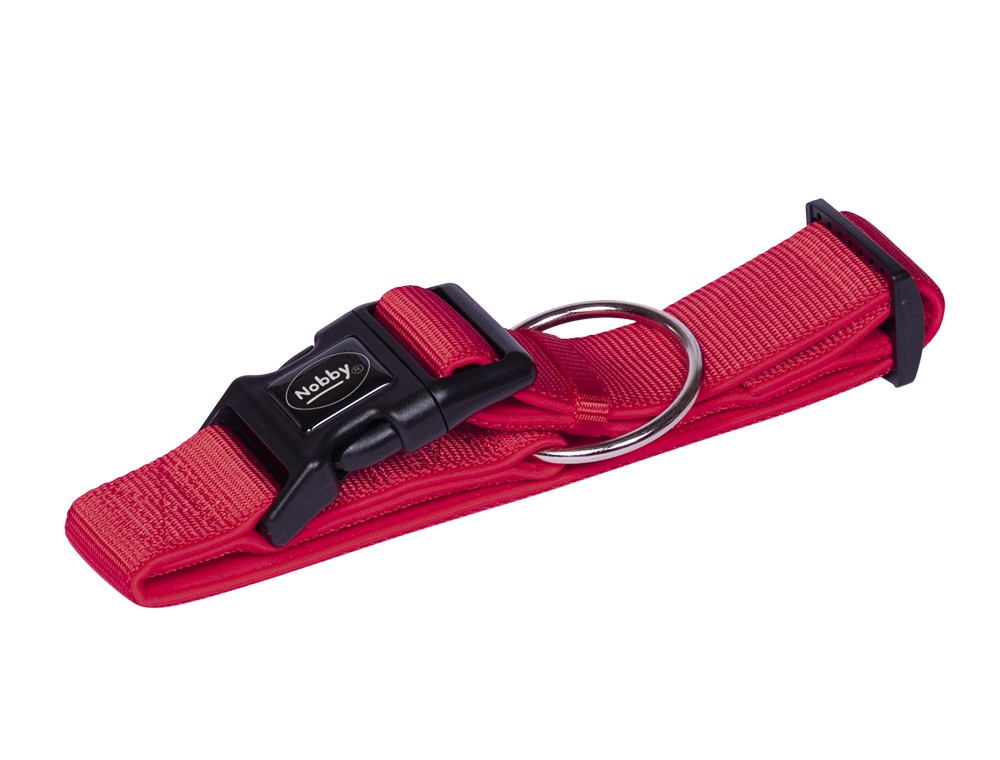 Zgarda pentru câini 'Classic Preno' EXTRA rosu | L: 40-55 cm; W: 38/40 mm