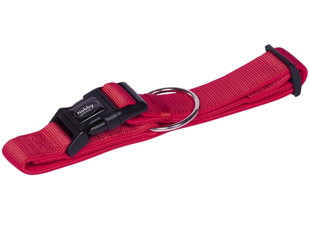 Zgarda pentru câini 'Classic Preno' EXTRA rosu | L: 55-70 cm; W: 38/40 mm