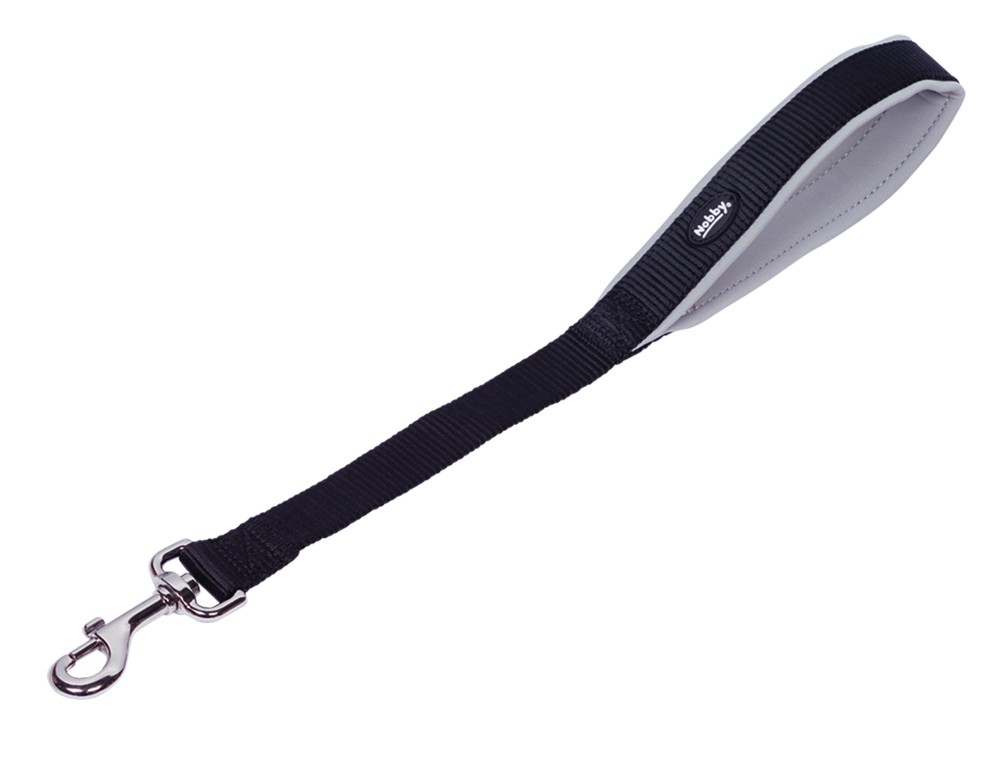 Lesa scurta pentru câini 'Classic Preno' | gri deschis | L: 45 cm; W: 25/30 mm